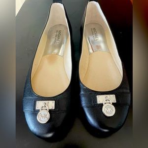 Michael Kors black ballet flats
